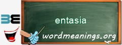 WordMeaning blackboard for entasia